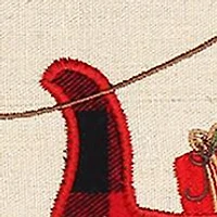 Home for Christmas Bunny Christmas Pillow - 12" x 24"