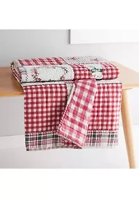 Home For Christmas Quilted Throw