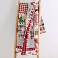 Home For Christmas Quilted Throw