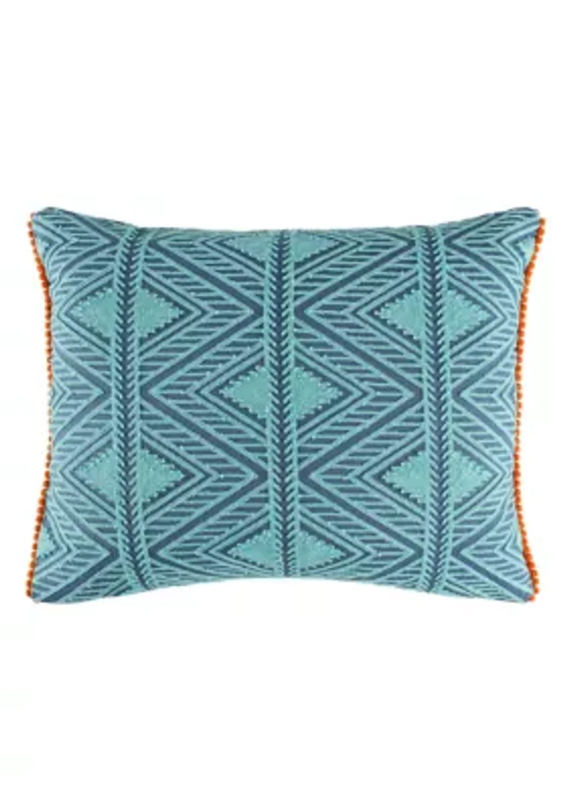 Roshita Crewel Diamond Pillow