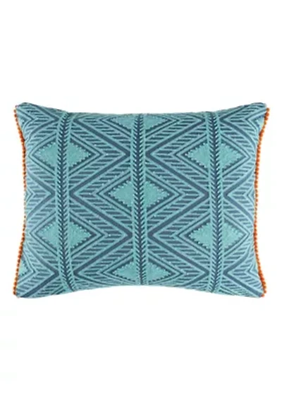 Roshita Crewel Diamond Pillow