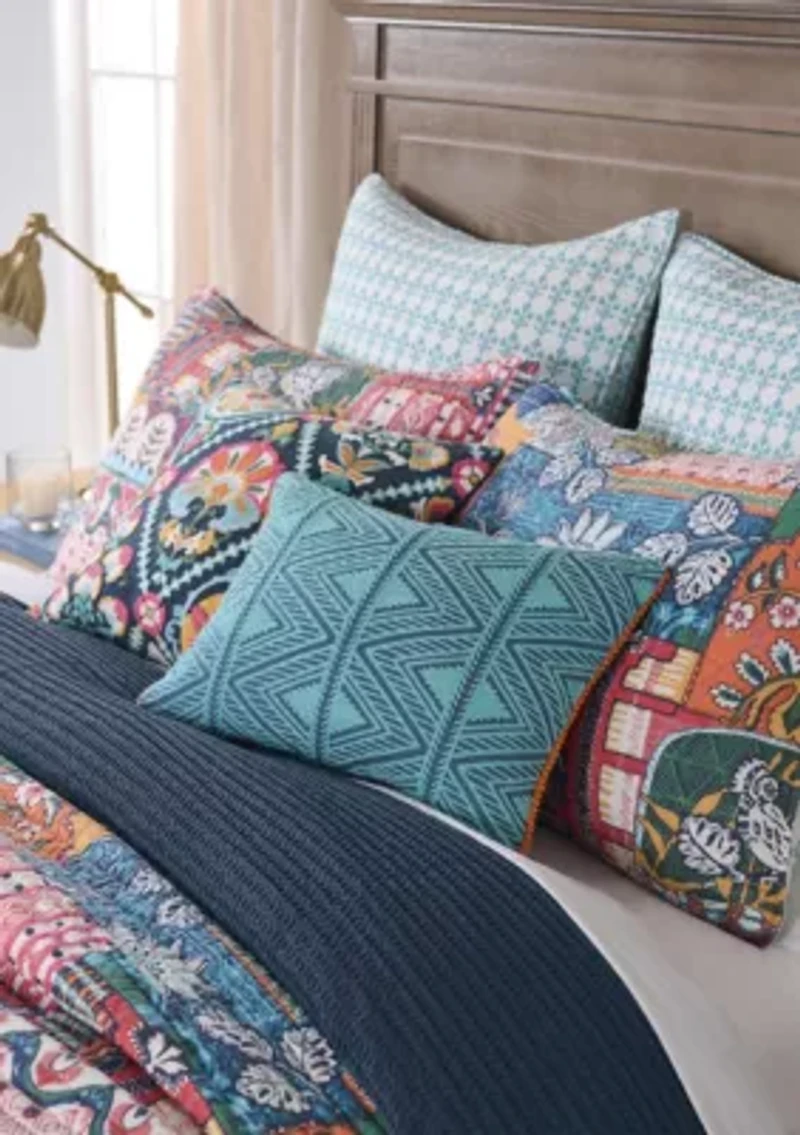 Roshita Crewel Diamond Pillow