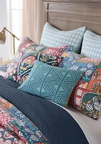 Roshita Crewel Diamond Pillow