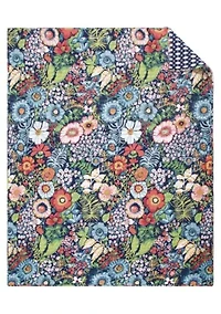 Night Garden Quilted Throw