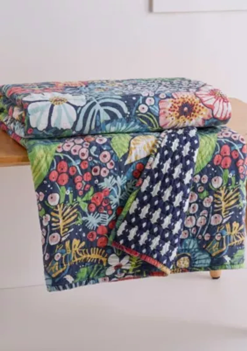 Night Garden Euro Sham Set of 2