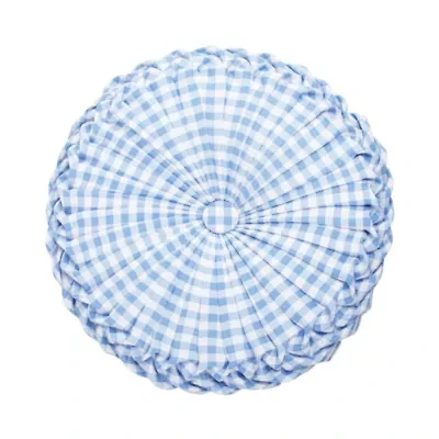 Radella Gingham Round Pillow