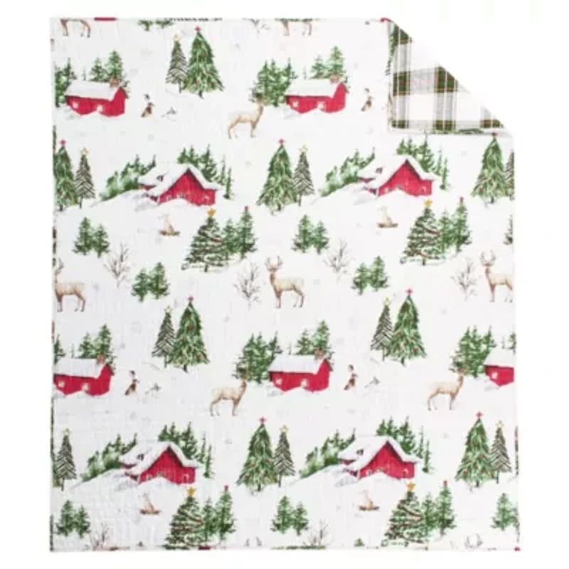 Tatum Pines Quilted Throw