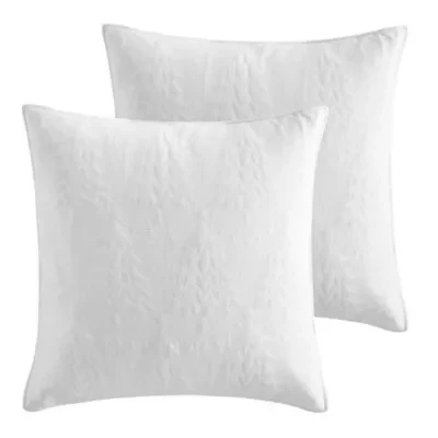 O Christmas Tree White Euro Sham Set of 2