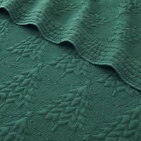 O Christmas Tree Green Quilted Throw