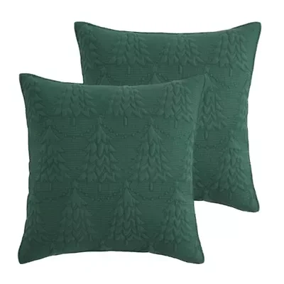 O Christmas Tree Green  Euro Sham Set of 2