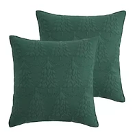 O Christmas Tree Green  Euro Sham Set of 2