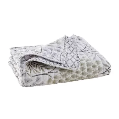 English Forest Natural Quilted Throw