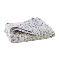 English Forest Natural Quilted Throw