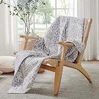 English Forest Natural Quilted Throw