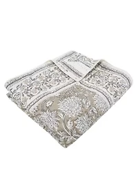 Adare Taupe  Quilted Throw