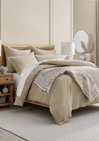 Adare Taupe  Quilted Throw