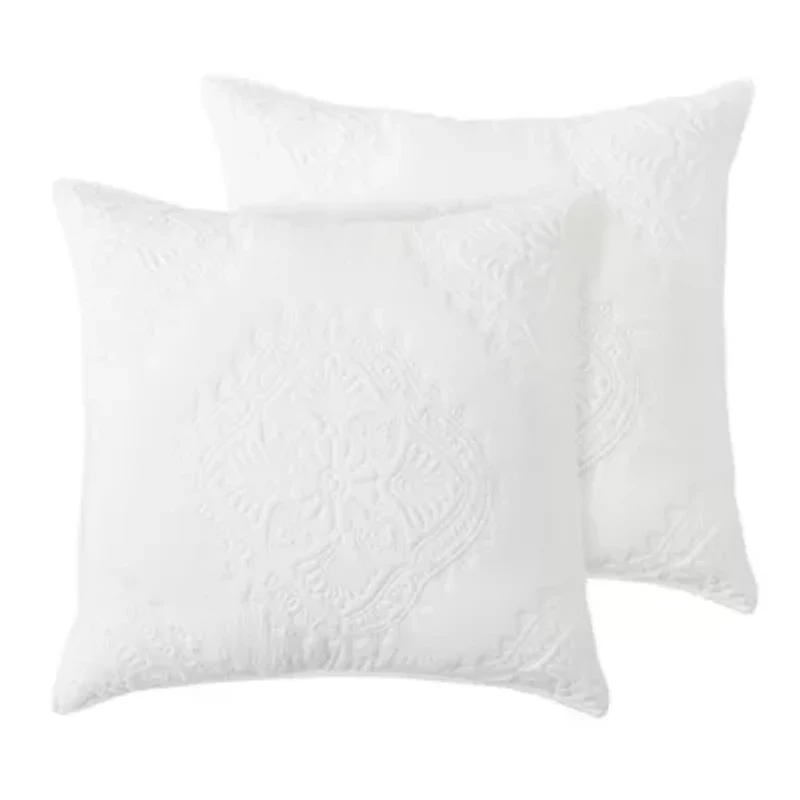 Muslin Stitch Euro Sham Set of 2
