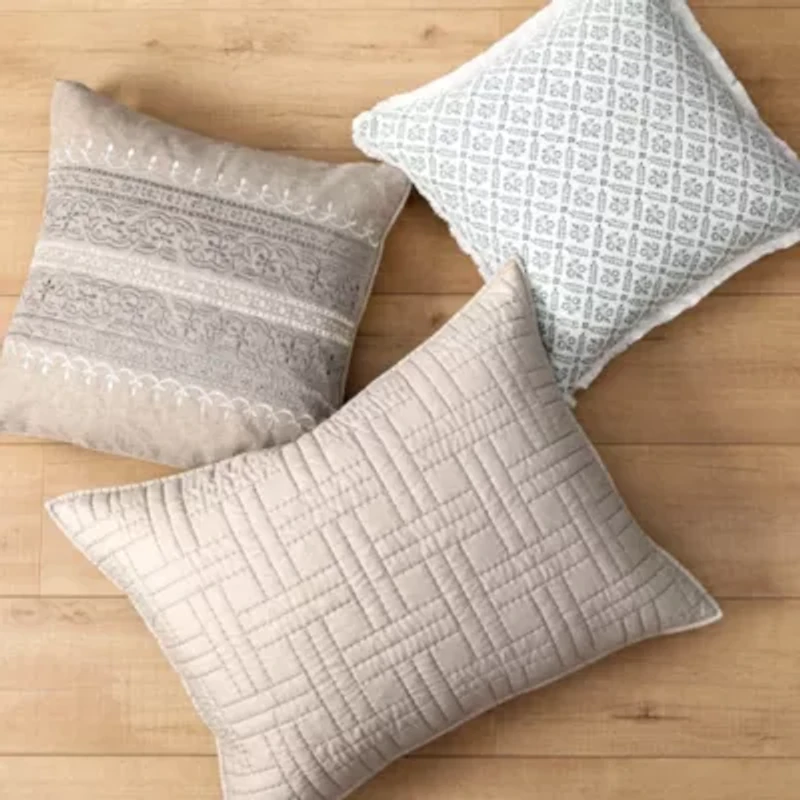 Melange Fringe Pillow