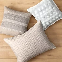 Melange Fringe Pillow