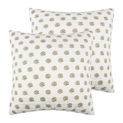 Kamira Ochre Euro Sham Set of 2