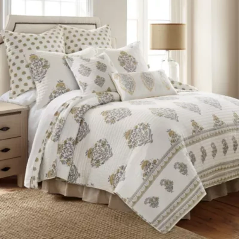 Kamira Ochre Euro Sham Set of 2