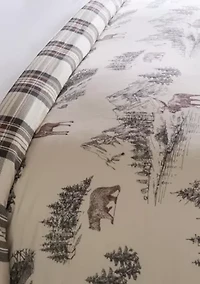 Lodge Toile Duvet Cover Set