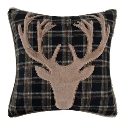 Lodge Toile Antler Pillow