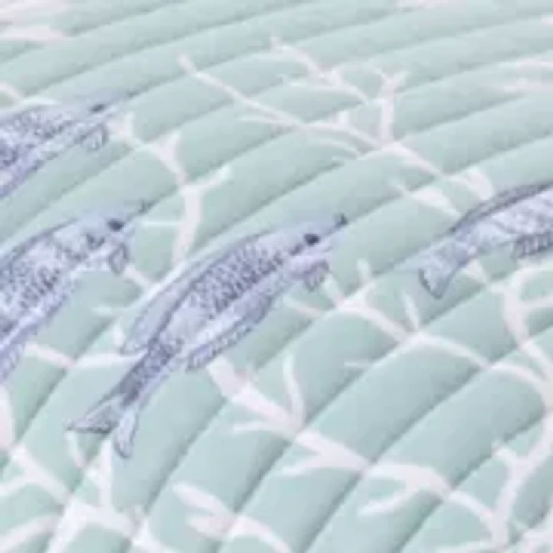 Sea Aquarium Quilt Set