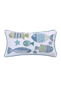 Ocean Springs Fish Pillow
