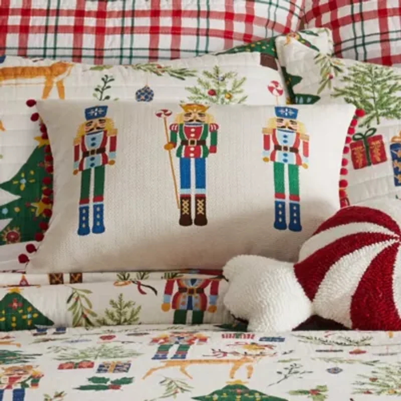 Nutcracker Trio Pillow 14x18