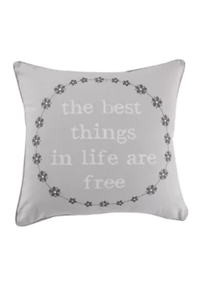 St. Claire Best Things Pillow