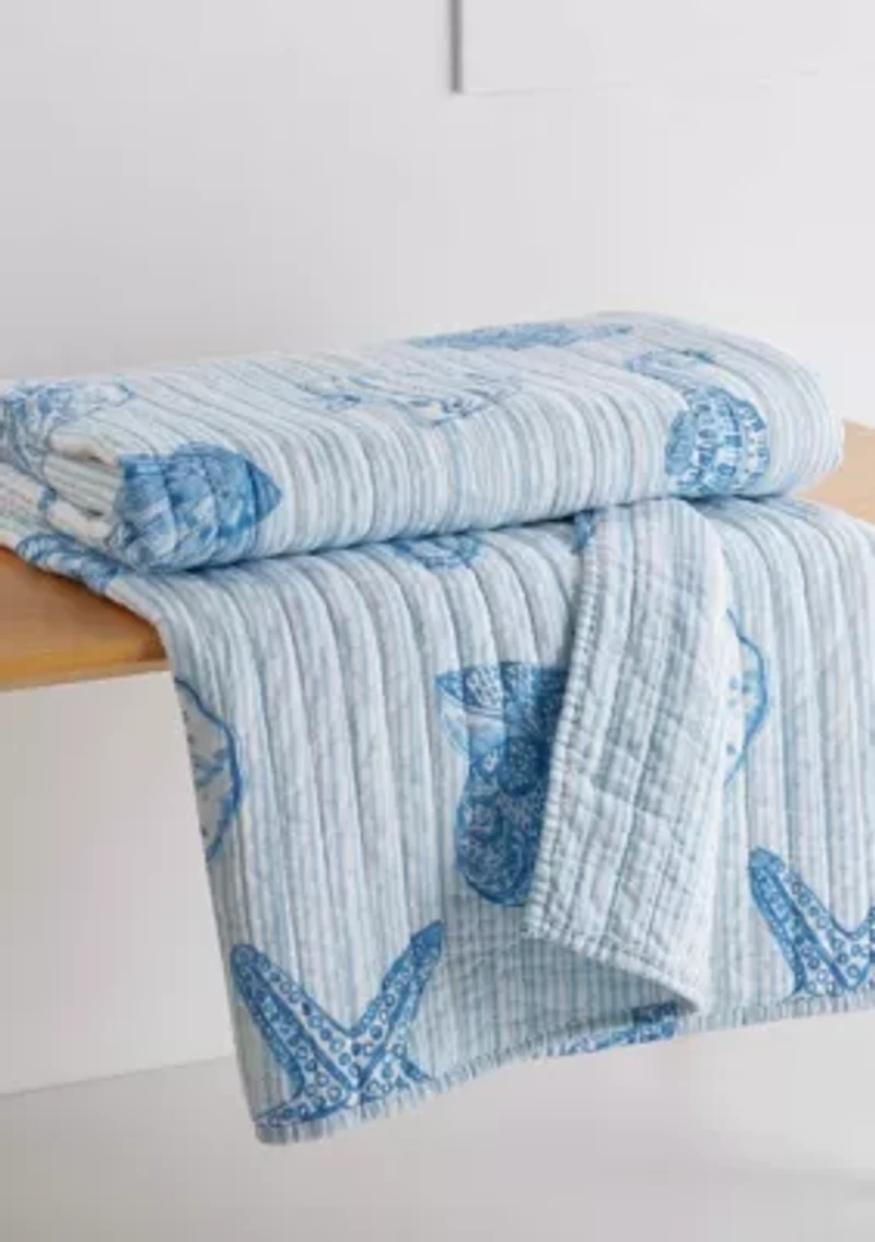 Sandy Cove Quilted Throw
