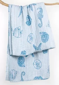 Sandy Cove Quilted Throw
