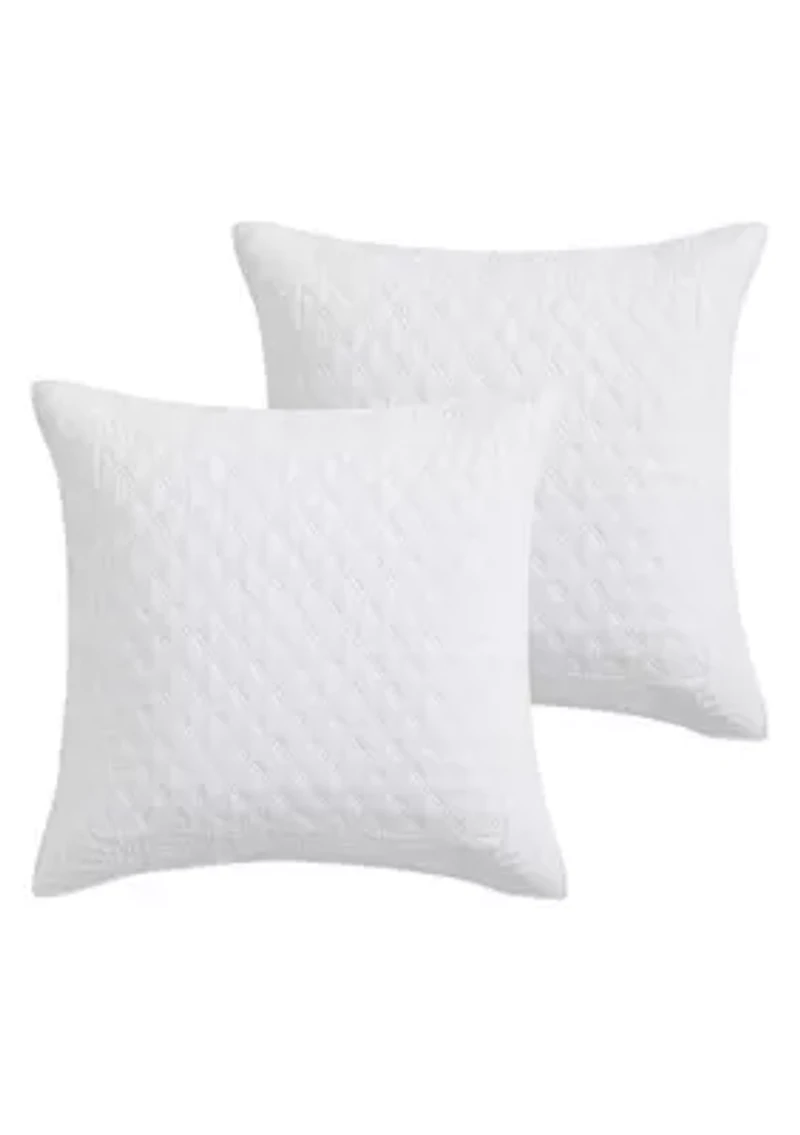 Ballou Bright White Euro Sham 2pk