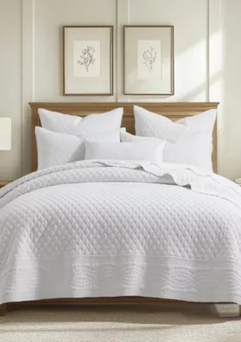 Ballou Bright White Euro Sham 2pk