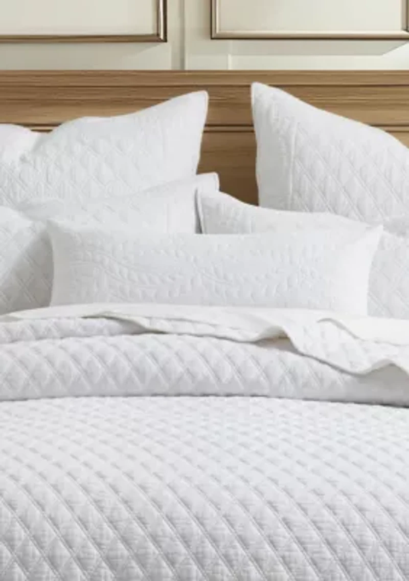 Ballou Bright White Rectangular Pillow