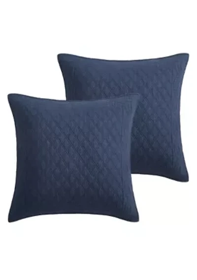 Ballou Navy Euro Sham 2pk