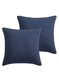 Ballou Navy Euro Sham 2pk