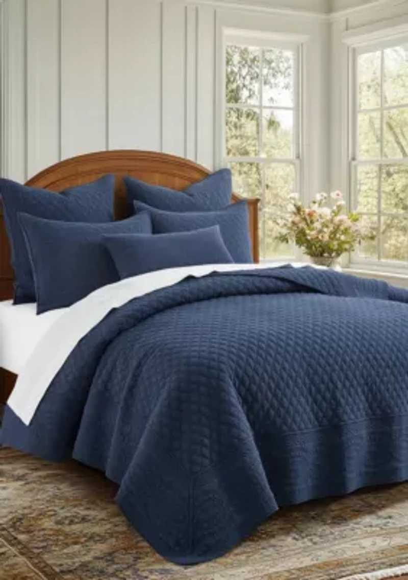 Ballou Navy Euro Sham 2pk