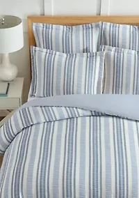 Seaside Stripes Euro Sham Set of 2