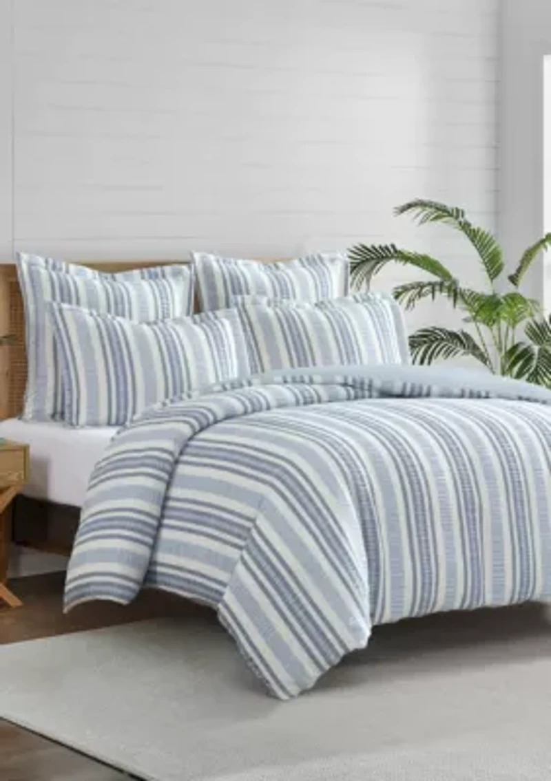 Seaside Stripes Euro Sham Set of 2