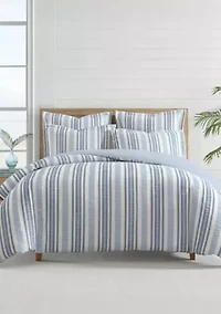 Seaside Stripes Euro Sham Set of 2