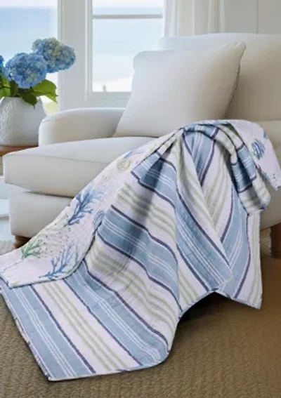 Harbor Bay Quilted Throw