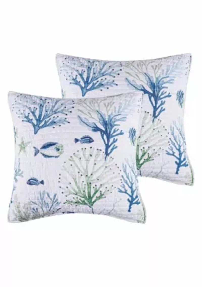 Harbor Bay Euro Sham Set of 2