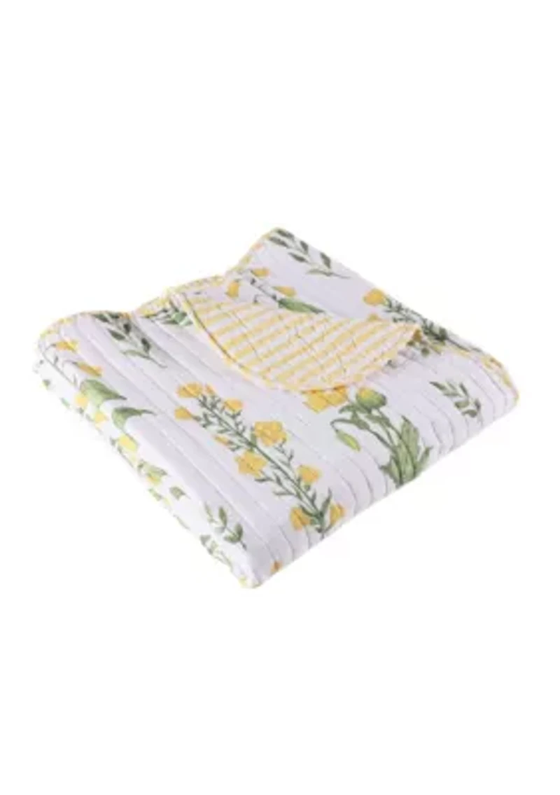 Daffodil Quilted Throw