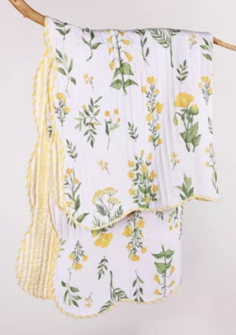 Daffodil Quilted Throw