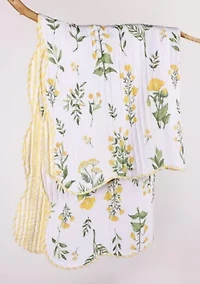 Daffodil Quilted Throw