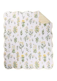 Daffodil Quilted Throw