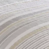 Bayshore Taupe Quilt Set