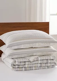 Bayshore Taupe Quilt Set